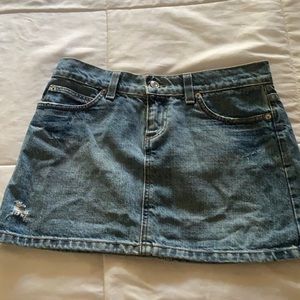 Low rise juicy couture mini skirt